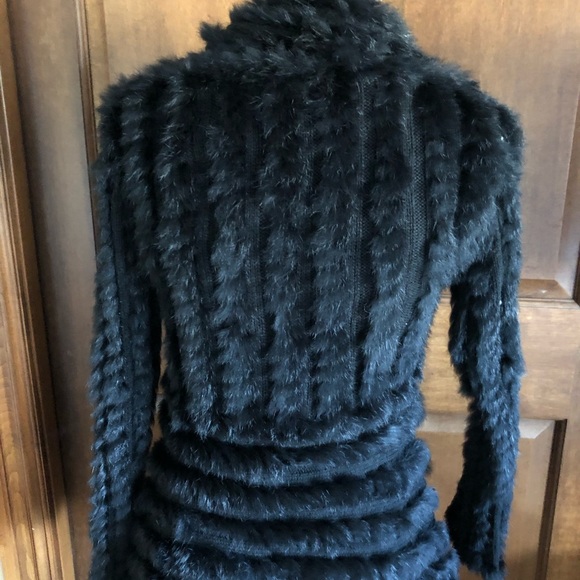 100% rabbit fur cardigan-Elliatt/Revolve exclusive - Picture 9 of 11